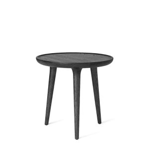 Accent Side Table Black Stained Oak Small Ø45 - Mater - Mater