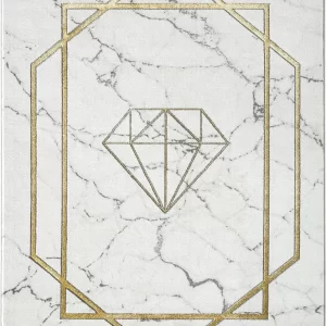 Art Diamond Guld 160x230 cm - Se Mattor