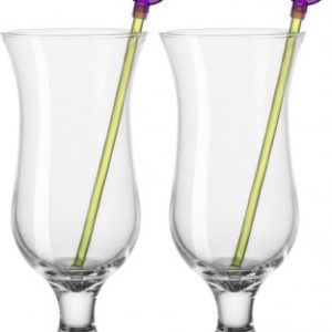 BAR HURRICANE Drinkglas m. drinkpinne 2-pack - Leonardo