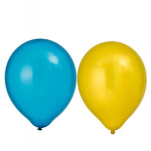 Ballonger 8-pack gul/blå - Hisab Joker