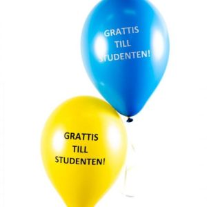 Ballonger grattis till studenten 25-pack - Ballongkungen
