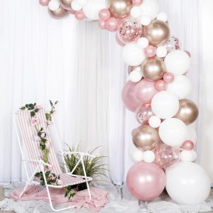 Balloon arch kit - ballongbåge roséguld - Ballongkungen