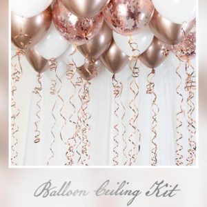 Balloon ceiling kit - ballonghav roséguld - Ballongkungen