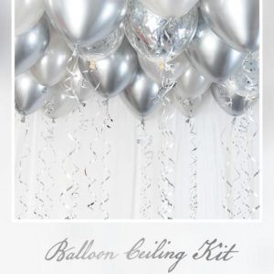 Balloon ceiling kit - ballonghav silver/krom - Ballongkungen