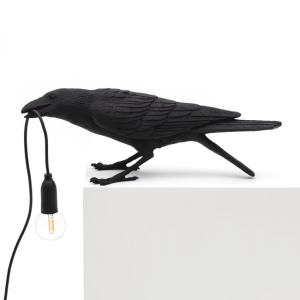 Bird lamp playing #2 black seletti - SELETTI