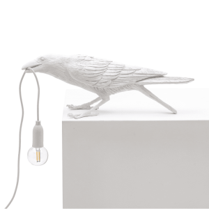 Bird lamp playing #2 white seletti - SELETTI