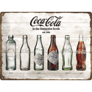 Coca cola six bottles plåtskylt 30x40cm - OD PROFILE AB