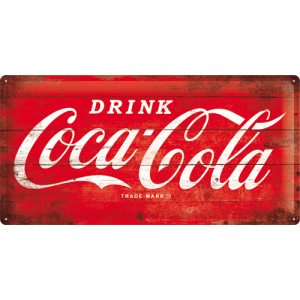 Coca cola skylt Drink 25x50 cm - OD PROFILE AB