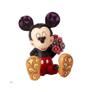 Disney Figur Mini Musse Pigg Blommor - Jim Shore
