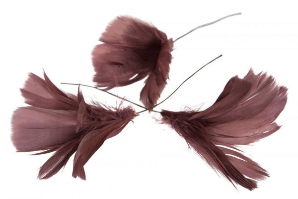 Fjäder blom mörkrosa - Alot Decoration