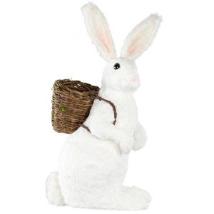 Hare med korg stor - Alot Decoration