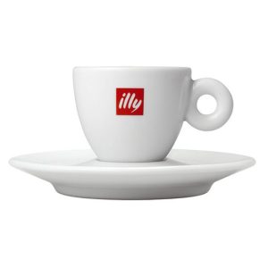 Illy espressokopp med fat - ILLY KAFFEKOPPAR