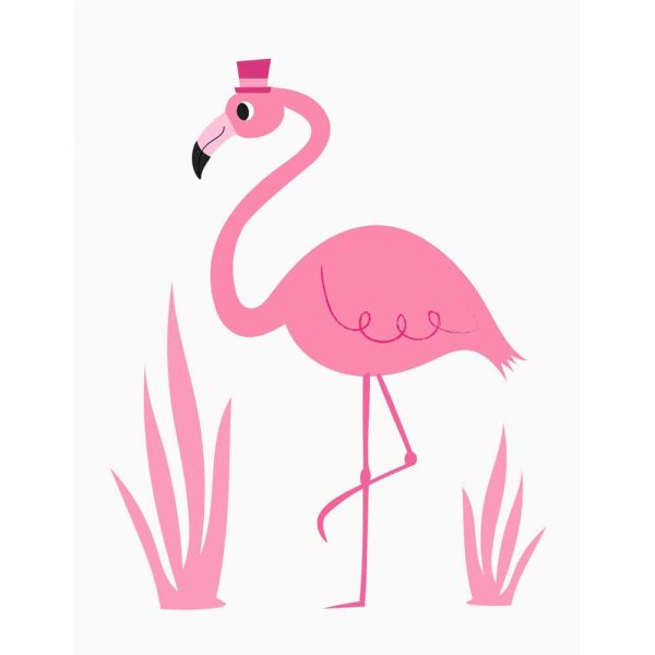 Kort Födelsedag flamingo Boy - REX international