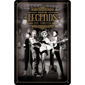Legends live forever skylt 20x30cm - OD PROFILE AB