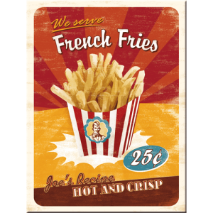 Magnet french fries 6x8cm - OD PROFILE AB