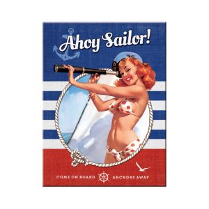 Magnet pin up - ahoy sailor 6x8cm - OD PROFILE AB