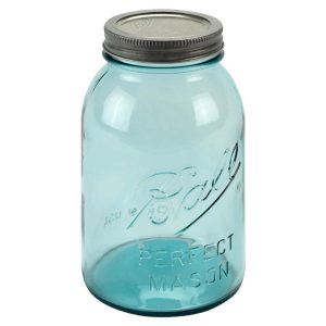 Mason jar Aqua Vintage Quart regular mouth - AMERICANA AB