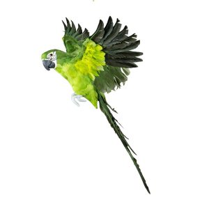 Papegoja flygande grön 40 cm - Alot Dekoration