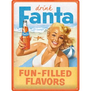 Plåtskylt Fanta Flavors 30x40cm - OD PROFILE AB