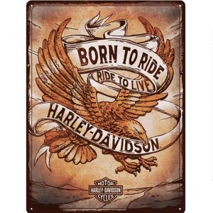 Plåtskylt Harley Davidson 30x40cm - OD PROFILE AB
