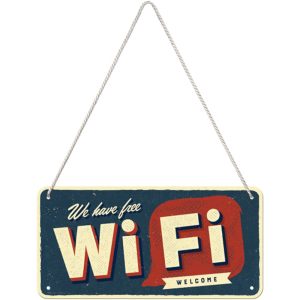 Plåtskylt med hänge Free Wifi - OD PROFILE AB