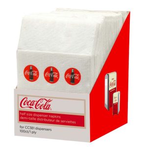 Refillservetter Coca Cola 100 st - Tablecraft
