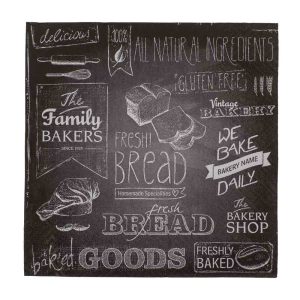 Servetter Urban Bakery 33 x 33 cm - Out of the blue