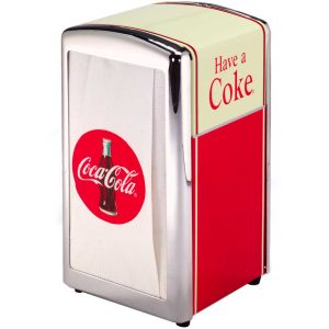 Servettställ Coca Cola Hög modell - Coca Cola