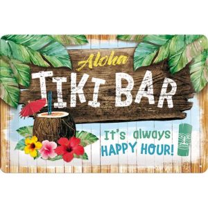 Tiki bar-happy hour skylt 20x30cm - OD PROFILE AB