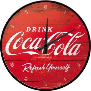 Väggklocka Coca Cola logo 31 cm - OD PROFILE AB