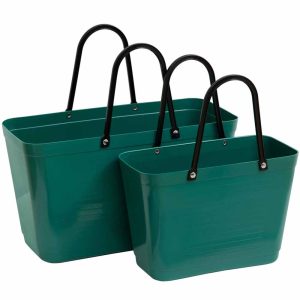 Väska Hinza Stor Mörkgrön - Green Plastic - Hinza