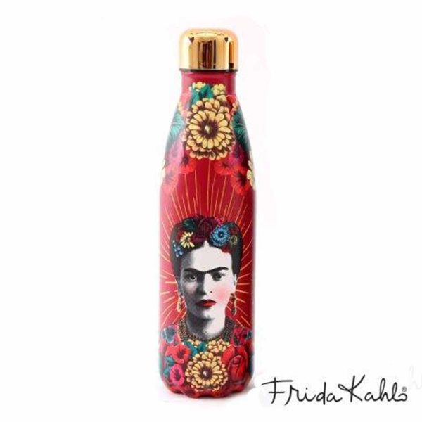 Vattenflaska Frida Kahlo Rosa - Sifcon