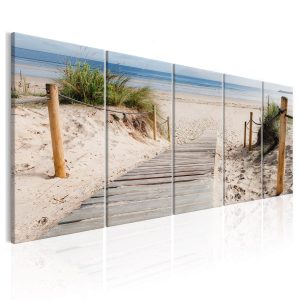 ARTGEIST Beach After Rain-bild - flerf&auml;rgat tryck - Artgeist