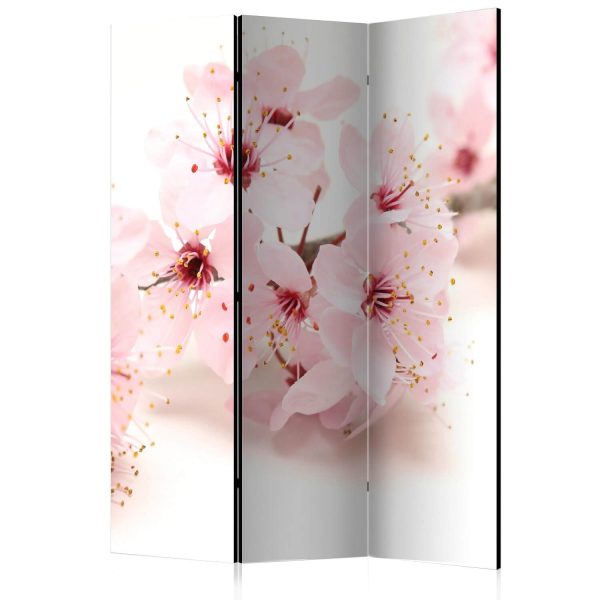 ARTGEIST Cherry Blossom rumsdelare - Ljusr&ouml;d blomscen - Artgeist