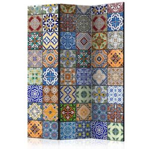 ARTGEIST Colorful Mosaic rumsavdelare - flerf&auml;rgat tryck - Artgeist