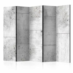 ARTGEIST Concretum murum II rumsavdelare - gr&aring;tt tryck - Artgeist
