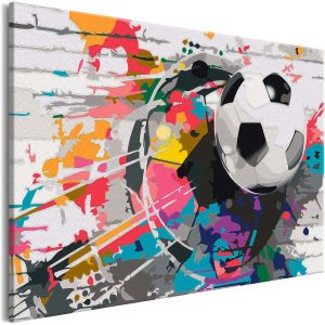 ARTGEIST DIY dukm&aring;lning - Colourful Ball 60x40 - Artgeist