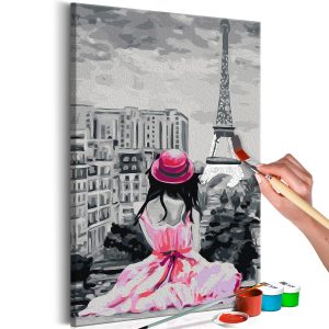 ARTGEIST DIY dukm&aring;lning - Eiffel Tower View 60x40 - Artgeist