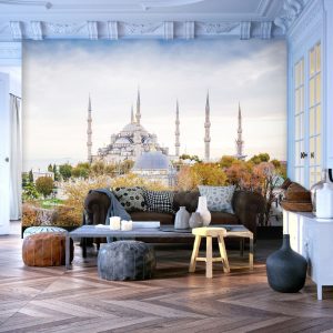 ARTGEIST - Fototapet av Hagia Sophia-mosk&eacute;n i Istanbul - Flera storlekar 100x70 - Artgeist