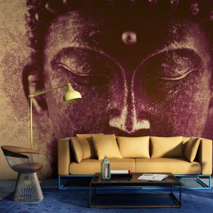 ARTGEIST Fototapet med Buddha-huvud - Flera storlekar - Artgeist