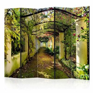 ARTGEIST Romantic Garden II rumsavdelare - flerf&auml;rgat tryck - Artgeist
