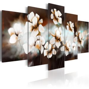 ARTGEIST Soft as silk - Bild med blommotiv tryckt p&aring; duk - Flera storlekar 100x50 - Artgeist