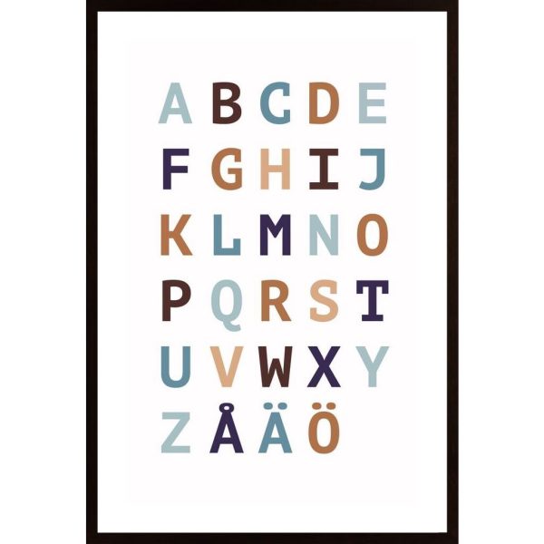 Alfabetet Poster - Hambedo