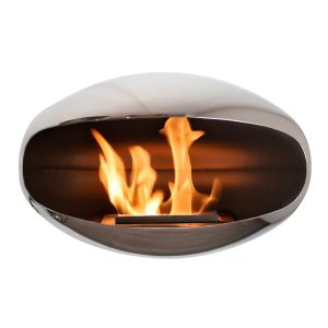 Cocoon Shell Polished steel - Cocoon Fires