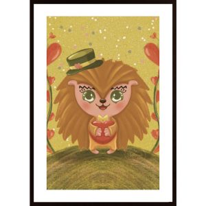 Cute Hedgehog Poster - Hambedo