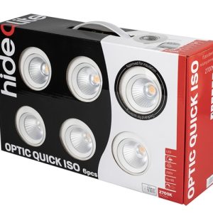 Downlight Optic Quick ISO vit 6-pack Hide a Lite -