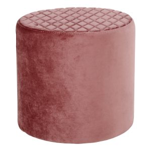 HOUSE NORDIC Ejby puff - rosa velour