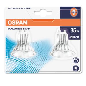 Halogenspot GU10 35W 2-Pack - Osram Halopar 16 Star -