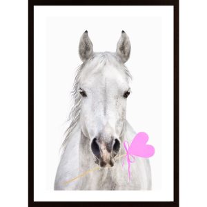 Horse With Heart Poster - Hambedo