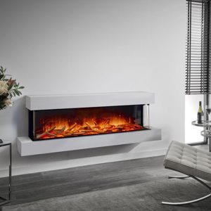 Iona 1500 - LED kamin för väggmontering - Flamerite Fires